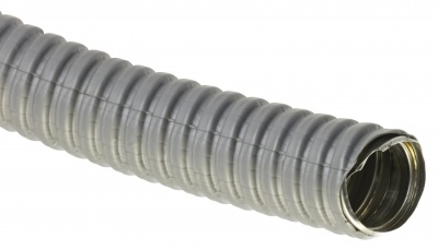 Металлорукав ПВХ РЗ-ЦП - 10 (50м.) серый мешок EKF