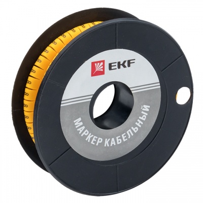 Маркер кабельный 6,0 мм2 "8" (350 шт.) (ЕС-3) EKF