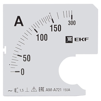 Шкала сменная для A721 150/5А-1,5 EKF фото в интернет-магазине ТД "АТВ-ЭЛЕКТРО"