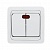 Лондон Выключатель 2-клавишный с индикатором 10А белый EKF фото в интернет-магазине ТД "АТВ-ЭЛЕКТРО"